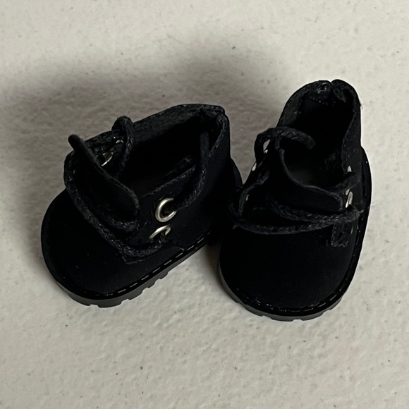 Designer Overalls Boots Bucket Hat 3 Piece Outfit For Labubu Denim Blue Jean - Picture 7 of 10